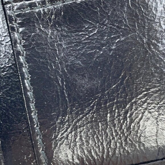 PRADA Triangle Logo Card Case Soft Look Leather Black 2MC025 - Picture 7 of 10